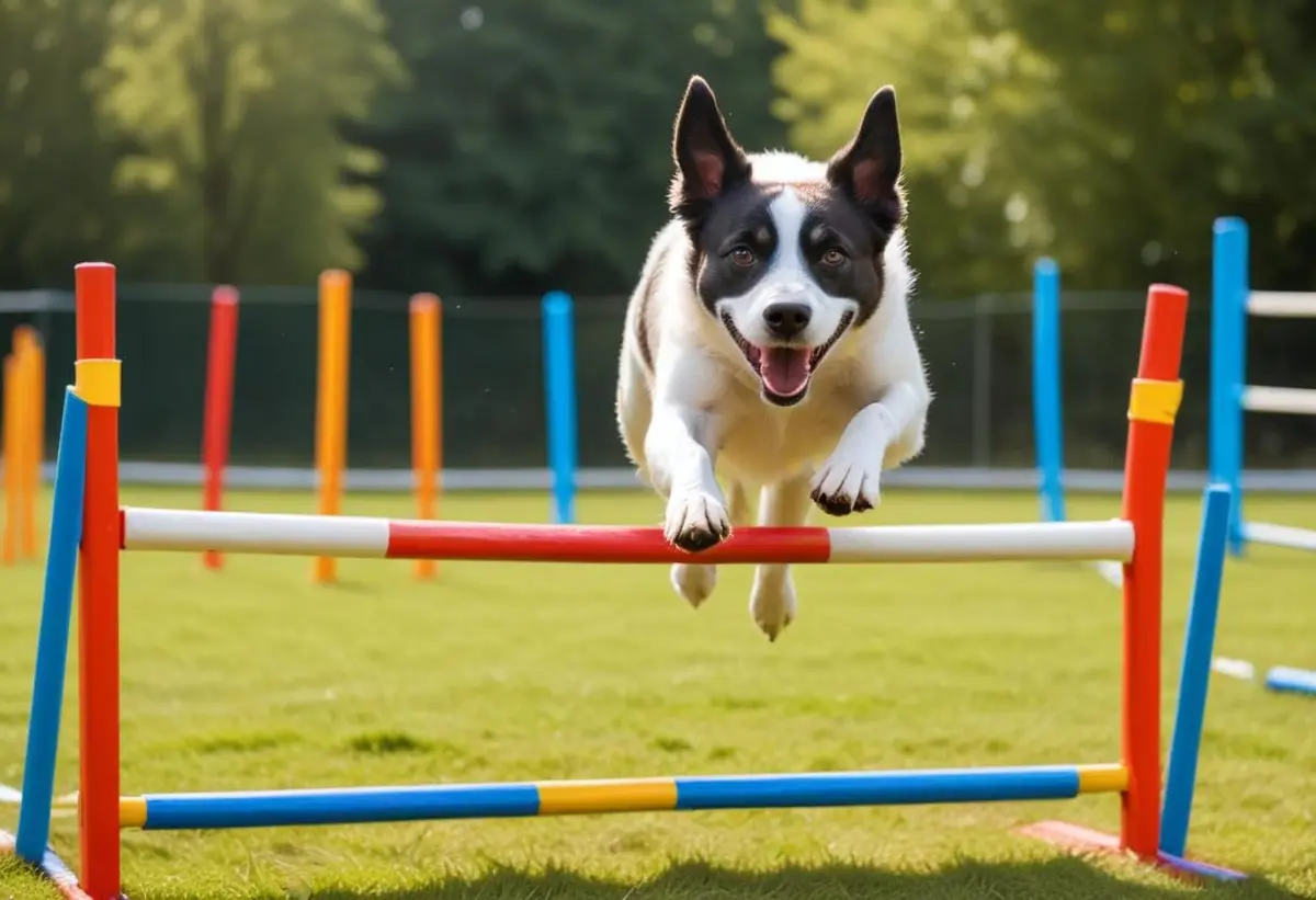 De roligaste agility hundraserna som glänser på banan! illustration