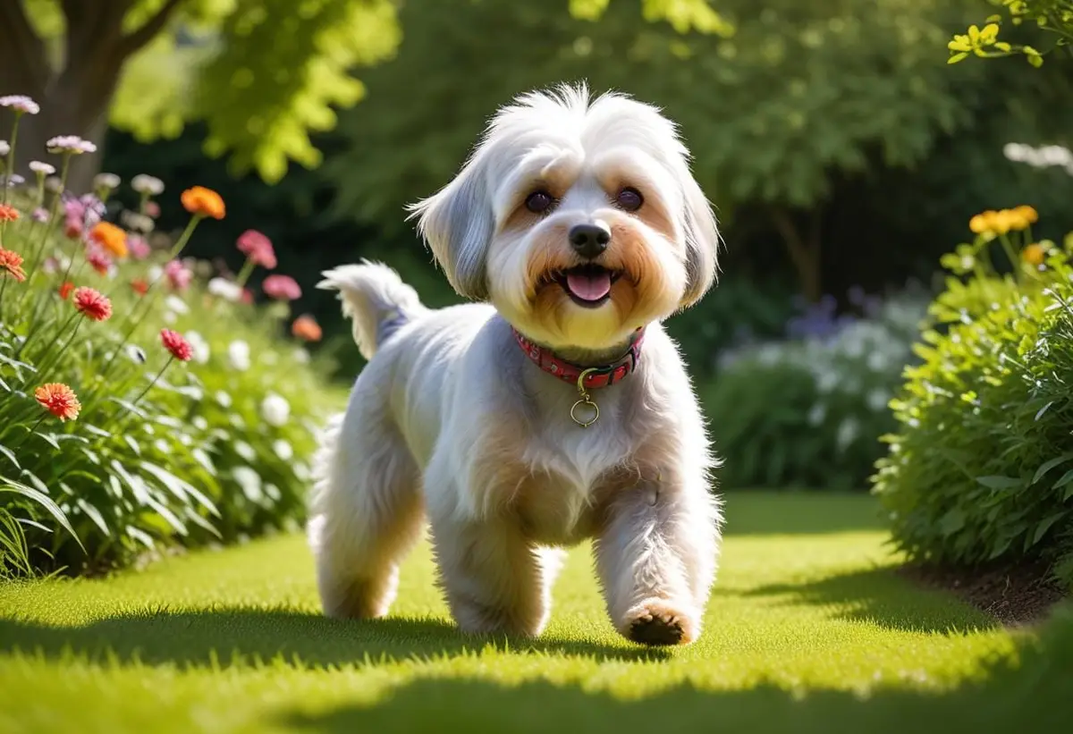 Dandie dinmont terrier – en charmig och rolig hundras illustration