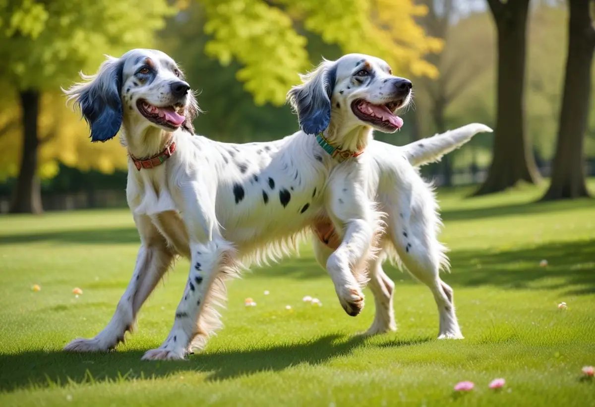 Engelsk setter – den perfekta sällskapshunden för familjen! illustration
