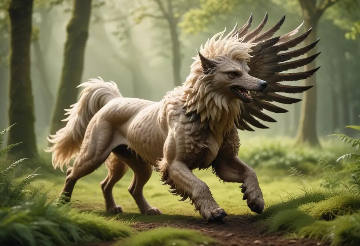 Grand griffon vendéen – den perfekta jakthunden för äventyr! illustration