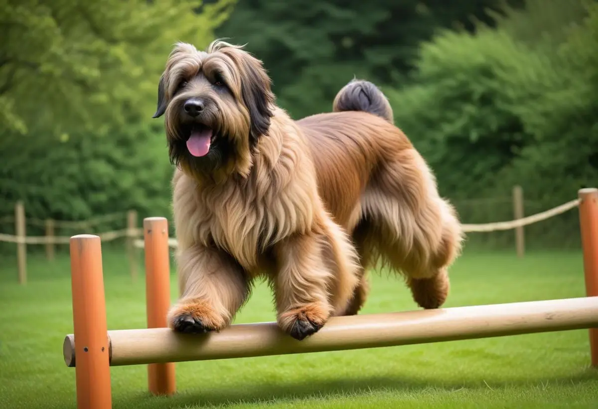 Allt du behöver veta om hunden briard illustration