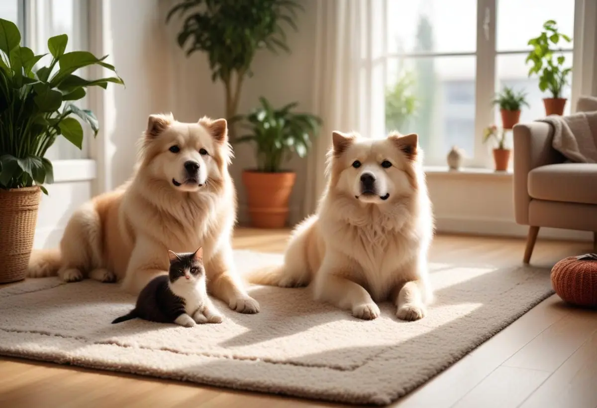 Katt och hund tillsammans – så blir de bästa vänner illustration