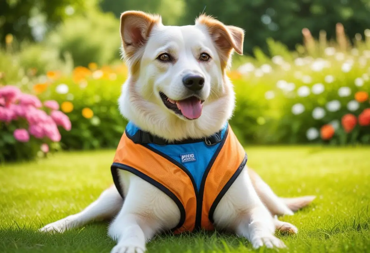 Hitta den bästa kylvästen för hunden i sommar! illustration