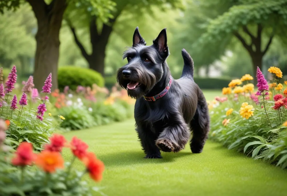 Skotsk terrier – en charmig liten fyrbent vän! illustration